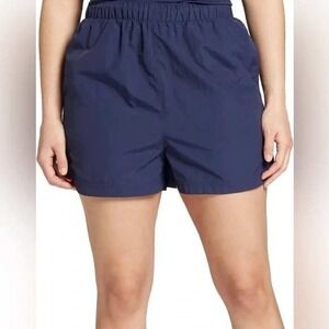 DSG Womens Inkspot Blue Athletic Shorts Elastic Waist Size Large NWT